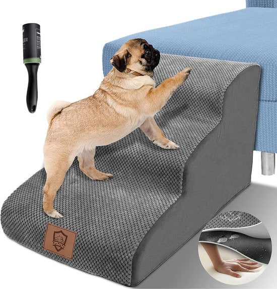 SoftStep™ – De Comfortabele Huisdierentrap voor Moeiteloos Klimmen!